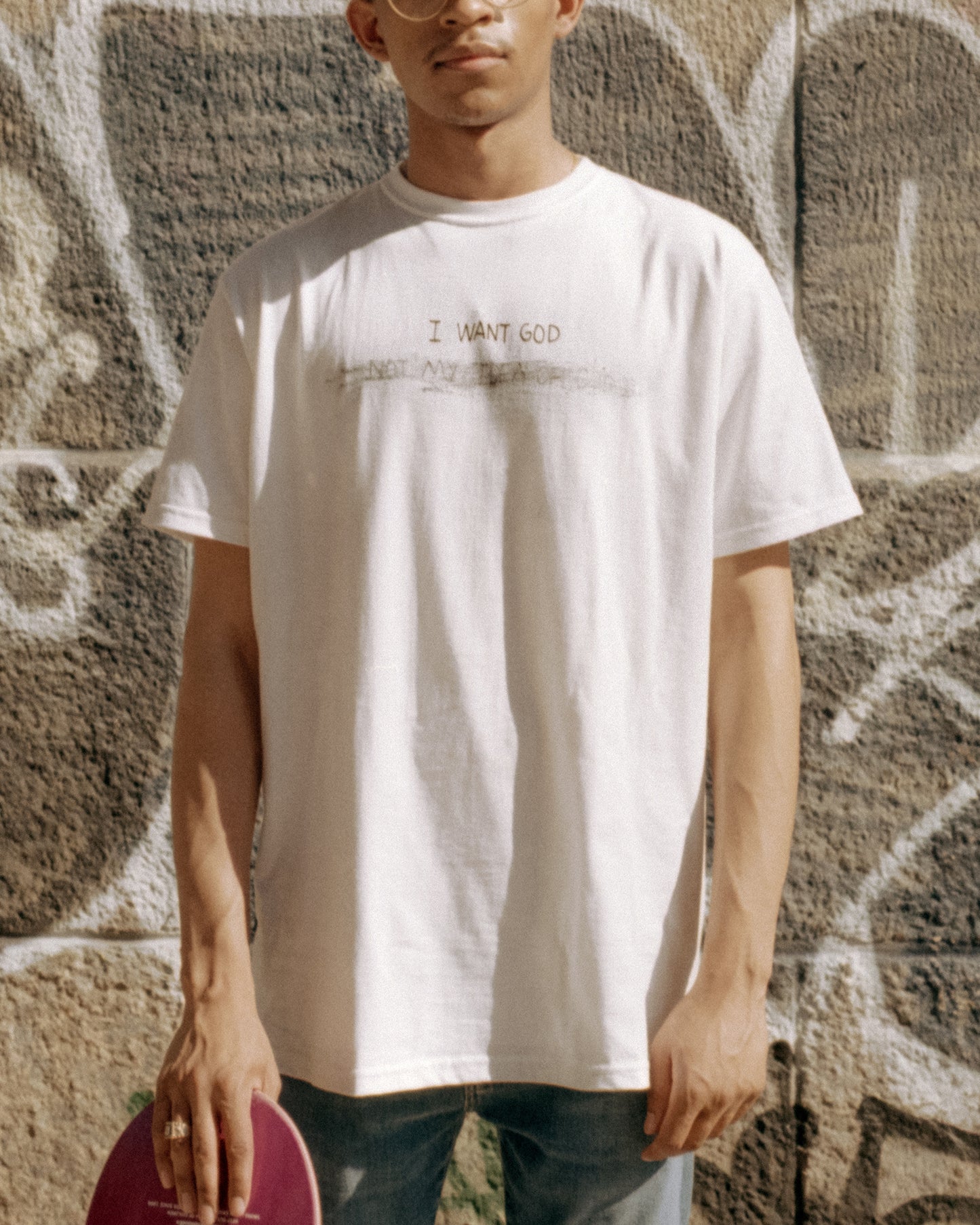[I Want God] Organic Cotton T-shirt