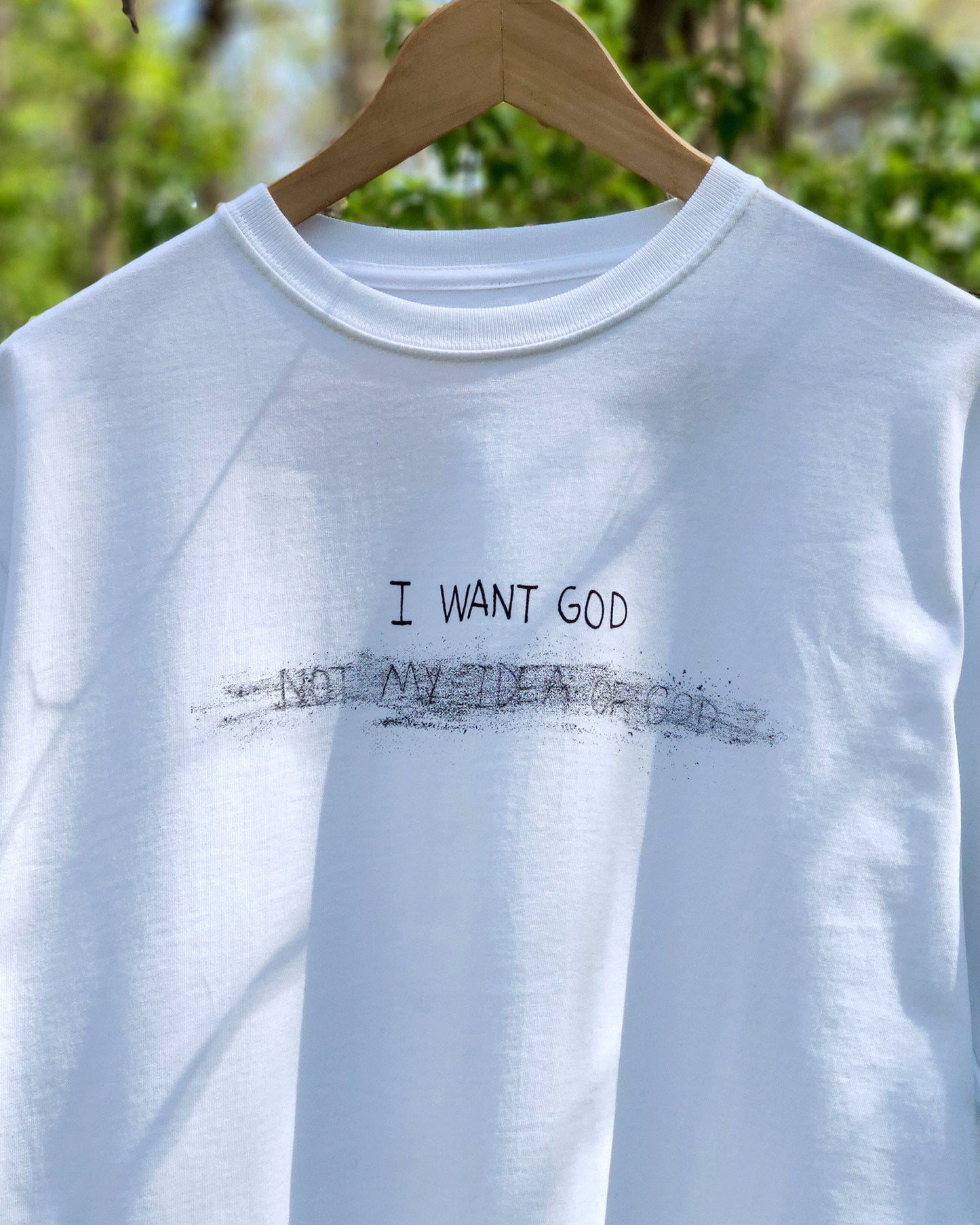 [I Want God] Organic Cotton T-shirt