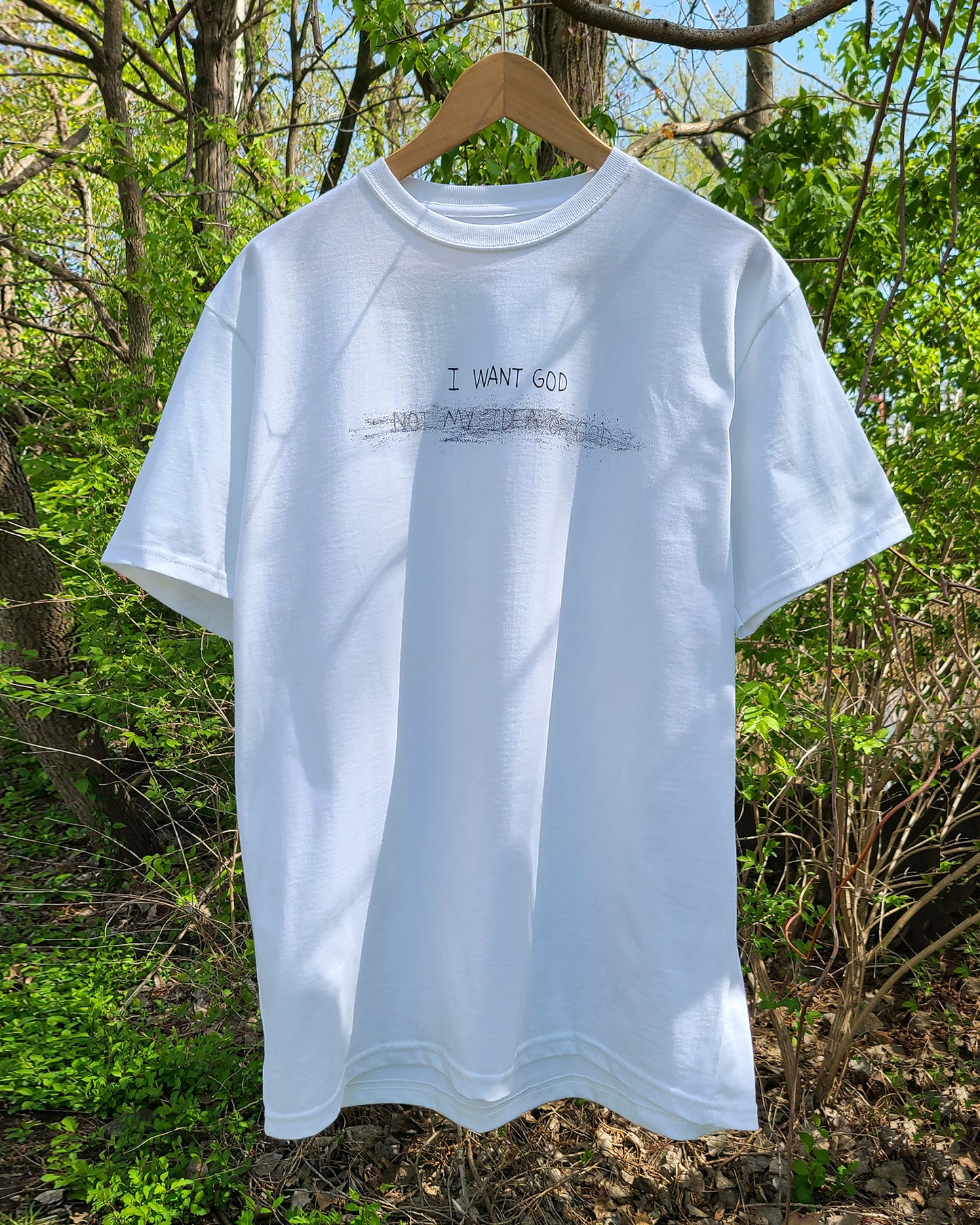 [I Want God] Organic Cotton T-shirt